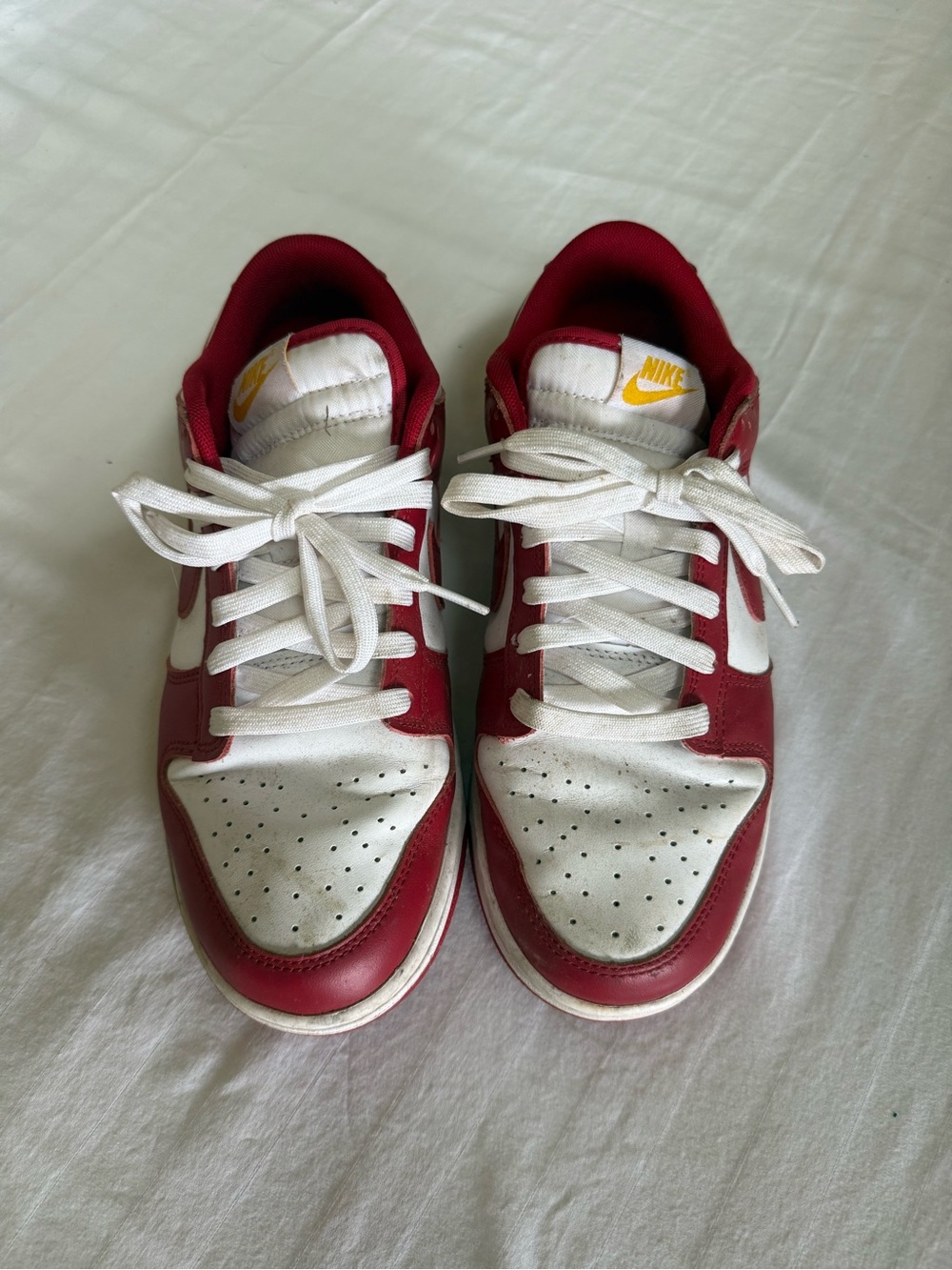 Nike Dunk Low Retro USC Gym Red and White - Men’s Size 8.5 (DD1391-602)